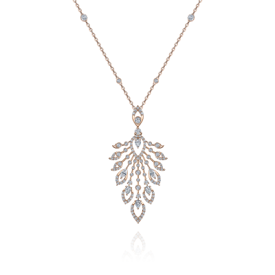 N03-FD-000-1 Колье (585) (2 Бр Маркиз 0,110Ct 3/5А ,4 Бр Груша 0,180Ct 3/5А ,8 Бр Кр-57 0,230Ct 3/5А ,19 Бр Кр-57 0,240Ct 3/5А) ШК: 2000000013299